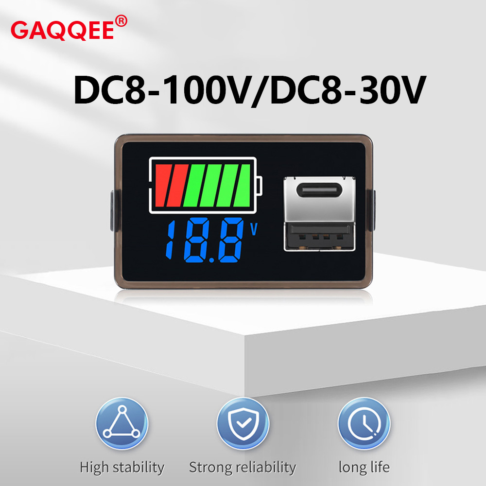 Logic Analyzer Usb - Цифровой автомобильный вольтметр, USB-тестер уровня заряда