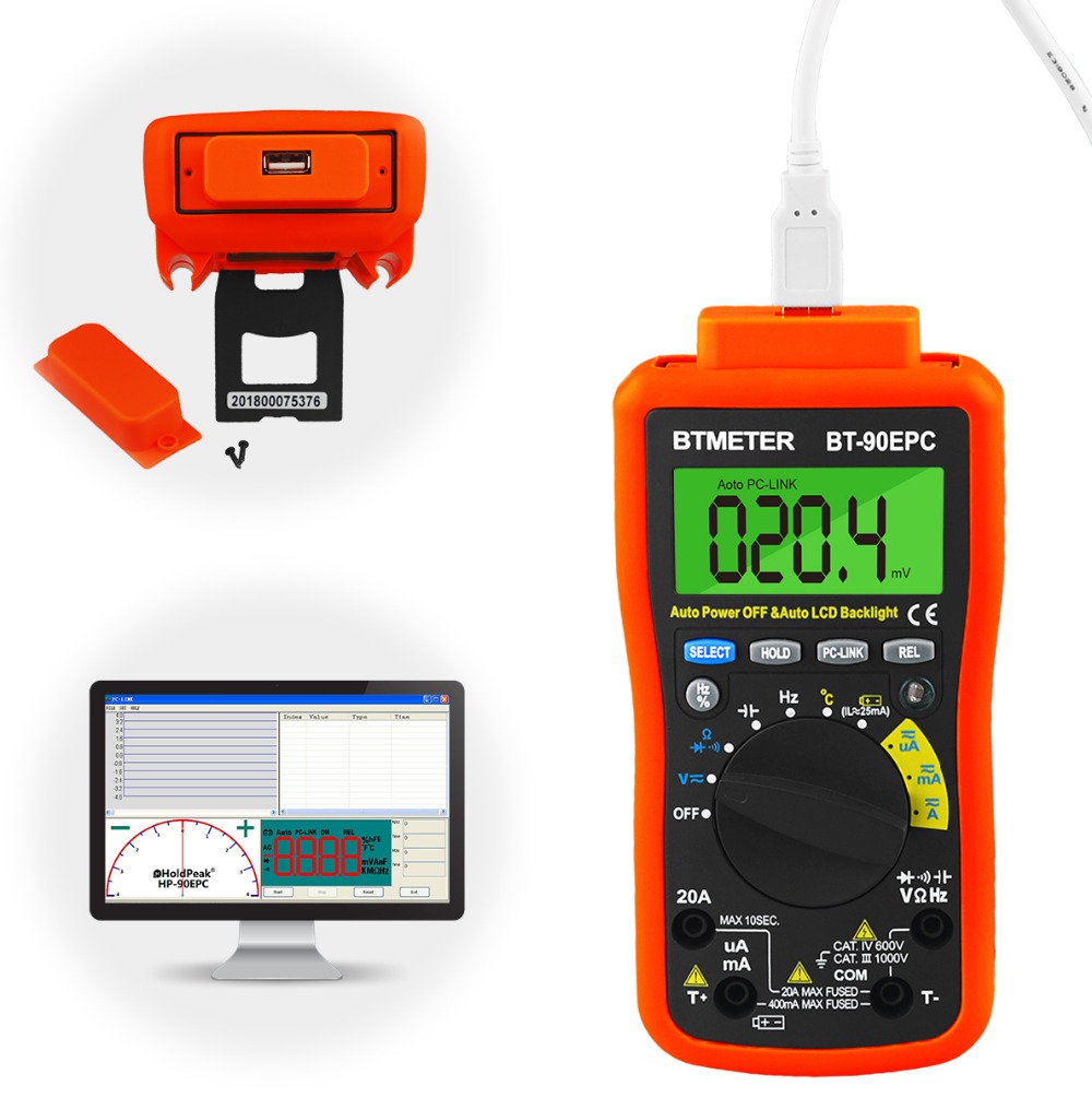 Logic Analyzer Usb - Цифровой мультиметр, Автоматический диапазон 4000 отсчетов,