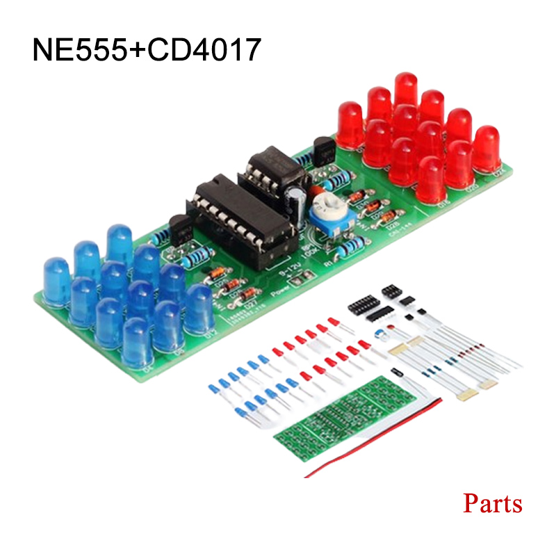 IC светодиодный красный синий  – обзор и цена Diy Electronics Learning Kit