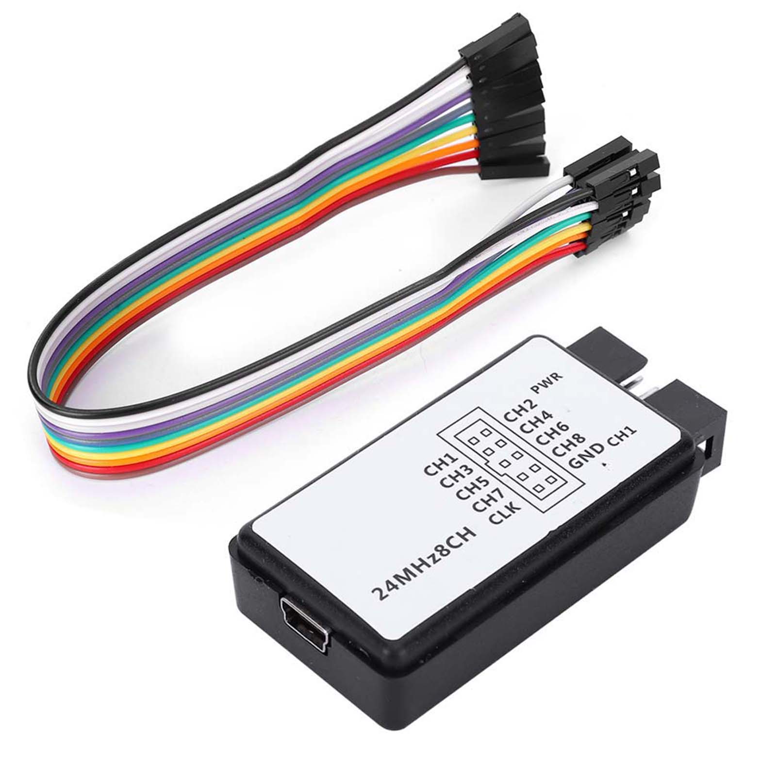 Логический анализатор 24 МГц,  – обзор и цена Logic Analyzer Usb
