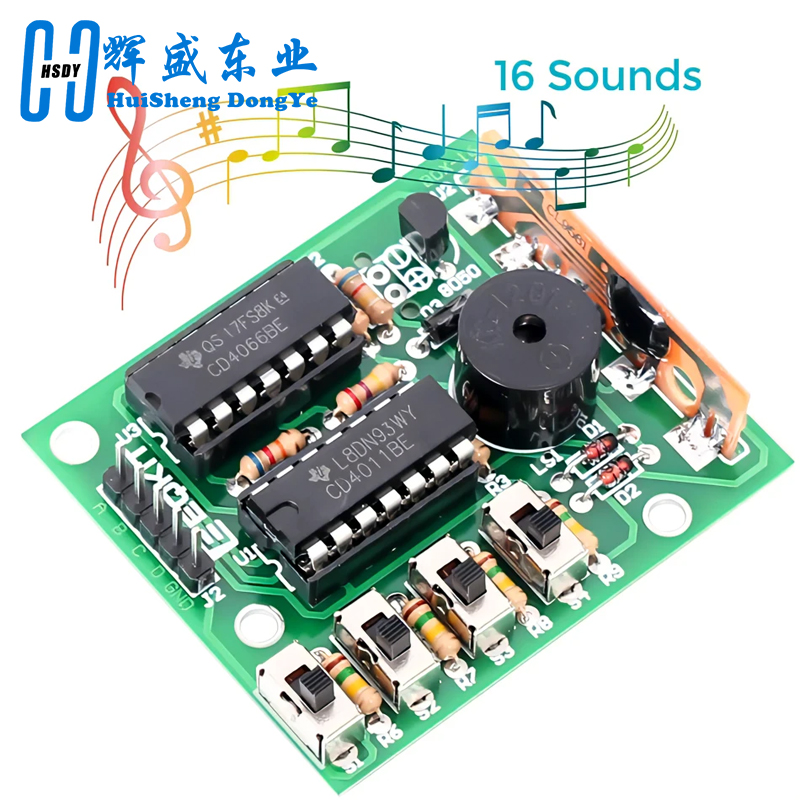 16 музыкальных звуковых блоков – обзор и цена Diy Electronics Learning Kit