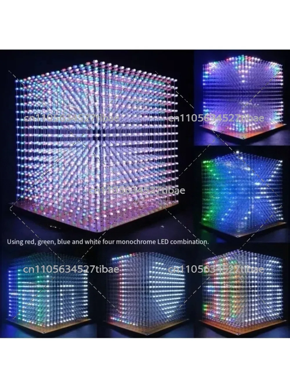 Набор 3D16mini Light Cube Kit  – обзор и цена Diy Electronics Project Kit
